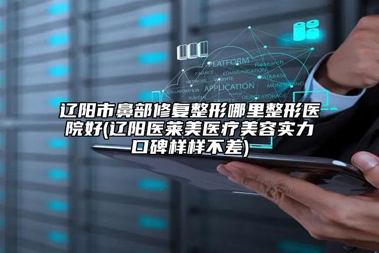 辽阳市鼻部修复整形哪里整形医院好(辽阳医莱美医疗美容实力口碑样样不差)
