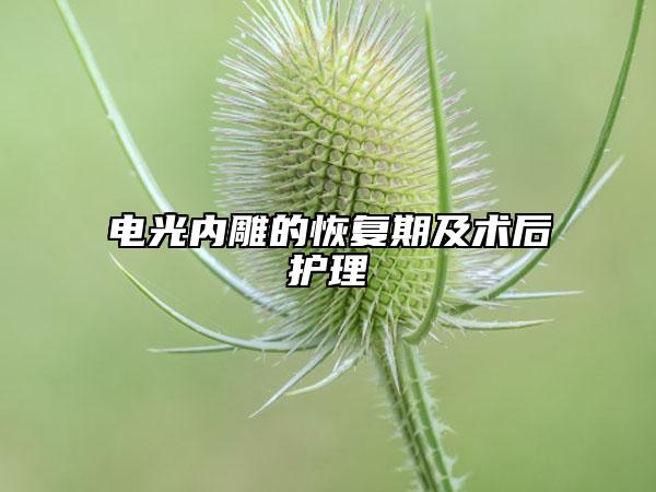 电光内雕的恢复期及术后护理