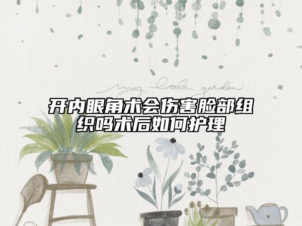 开内眼角术会伤害脸部组织吗术后如何护理