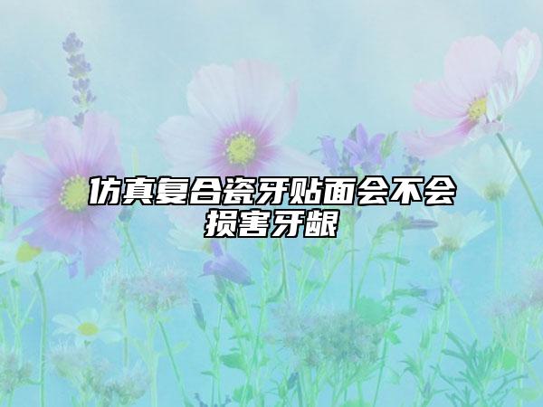 仿真复合瓷牙贴面会不会损害牙龈