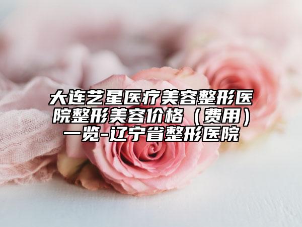 大连艺星医疗美容整形医院整形美容价格（费用）一览-辽宁省整形医院