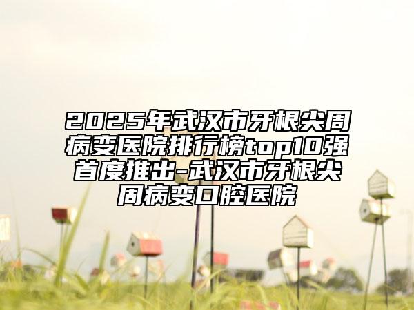 2025年武汉市牙根尖周病变医院排行榜top10强首度推出-武汉市牙根尖周病变口腔医院