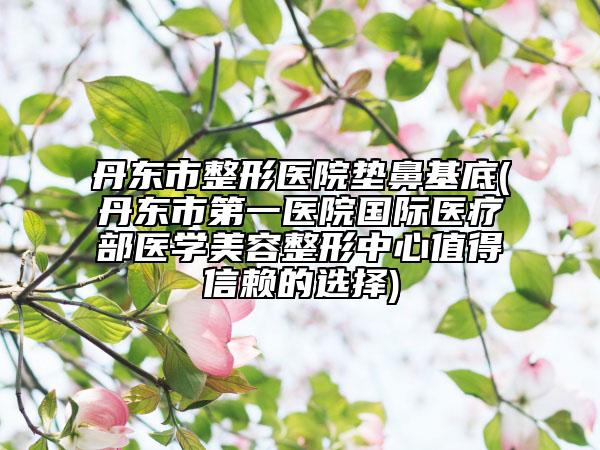 丹东市整形医院垫鼻基底(丹东市第一医院国际医疗部医学美容整形中心值得信赖的选择)