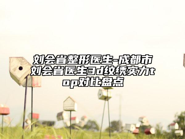 刘会省整形医生-成都市刘会省医生3d纹绣实力top对比盘点